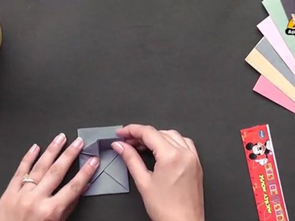 Make a Coin Purse - Origami in Hindi