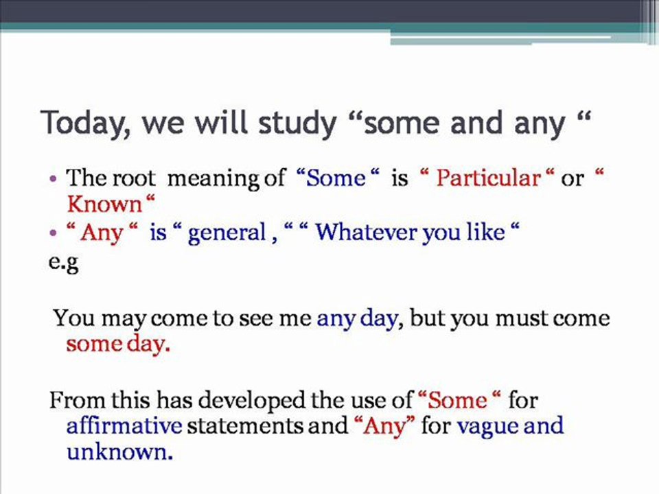 some and any II , clases de inglés , granollers