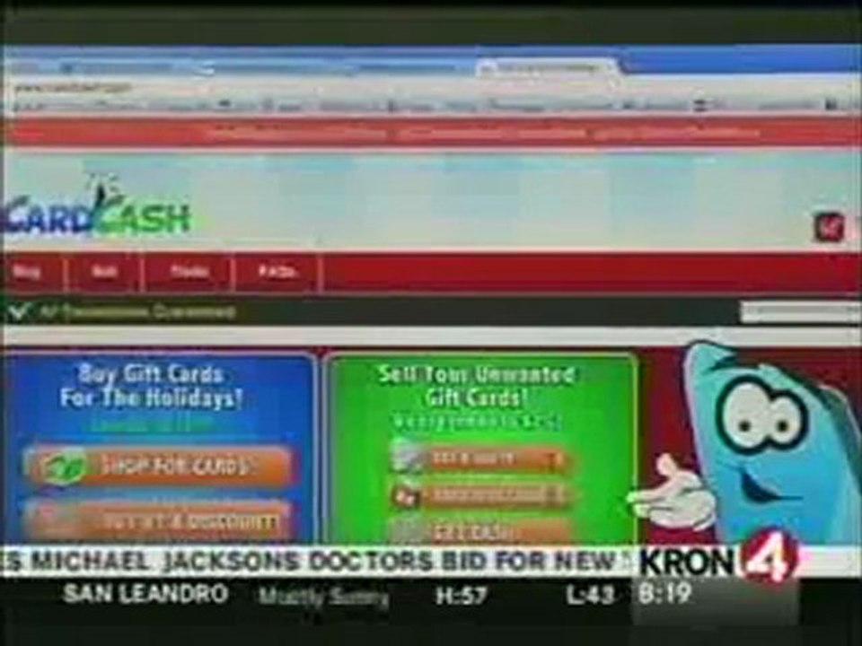 CardCash.com on Gabe Slate Tech report Kron Tv