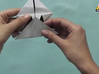 Let's see how to make a Panda Face - Origami in Hindi