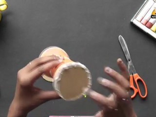 How to make a Damru - Arts & Crafts in Hindi