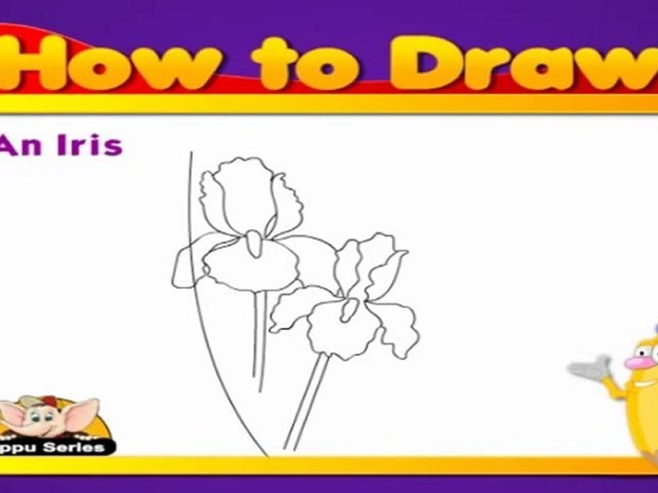 Learn to Draw Flower in Hindi Iris video Dailymotion