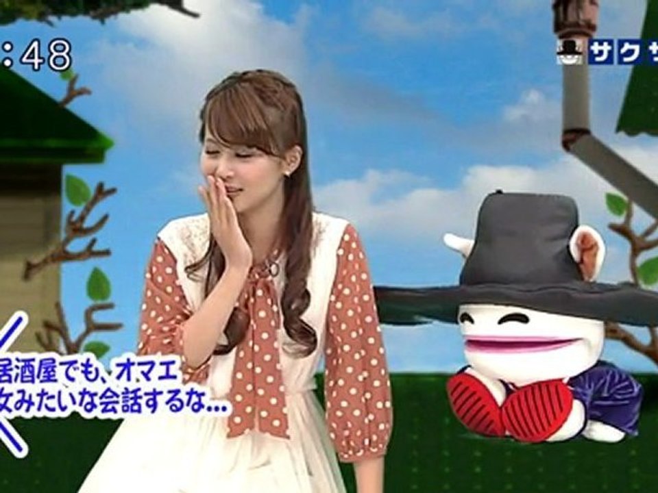 sakusaku 111205 3 確かにこの話題は、そのまま屋根の上で実演してます、の巻