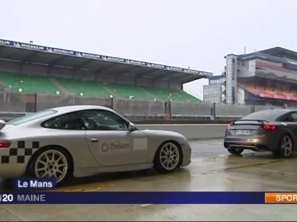 Sébastien Bourdais participe au téléthon