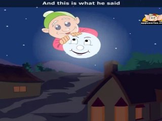 The Man In The Moon with Lyrics - Nursery Rhyme