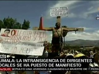 Perú: Estado de emergencia en Cajamarca