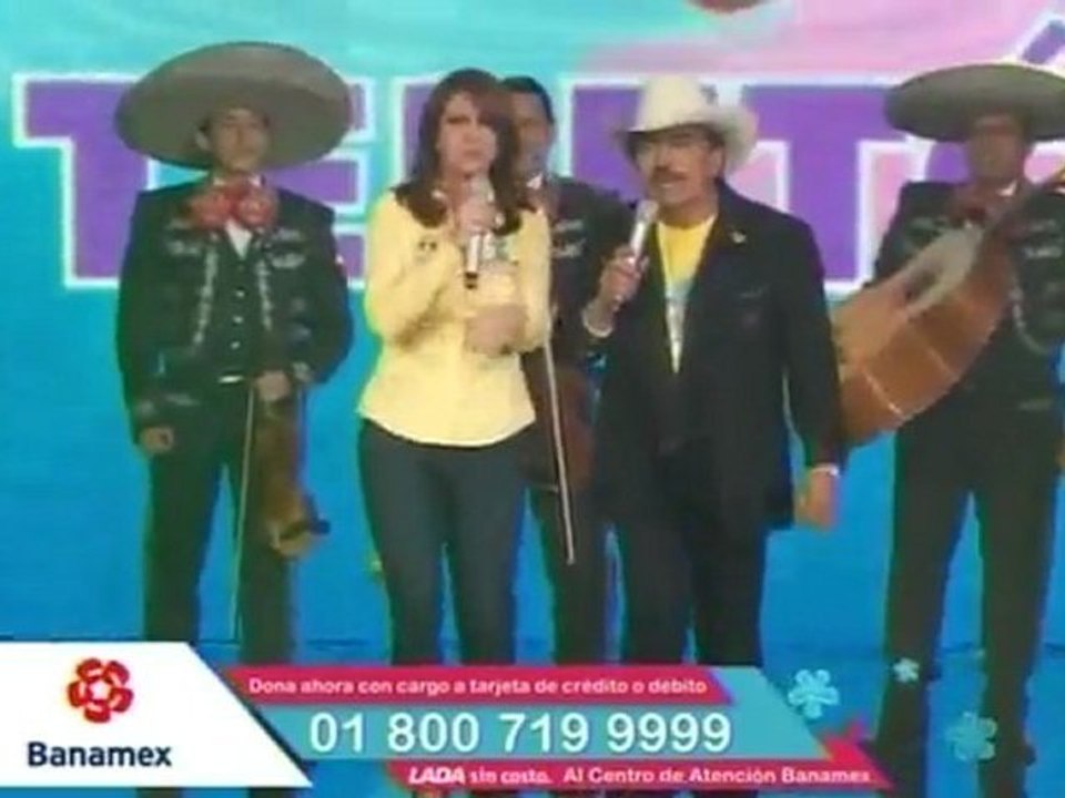 Lucero y Joan Sebastian - Caminar Contigo - Teleton 2011