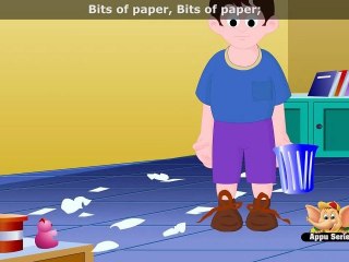 Bits of Paper - Nursery Rhyme with Lyrics (HD)