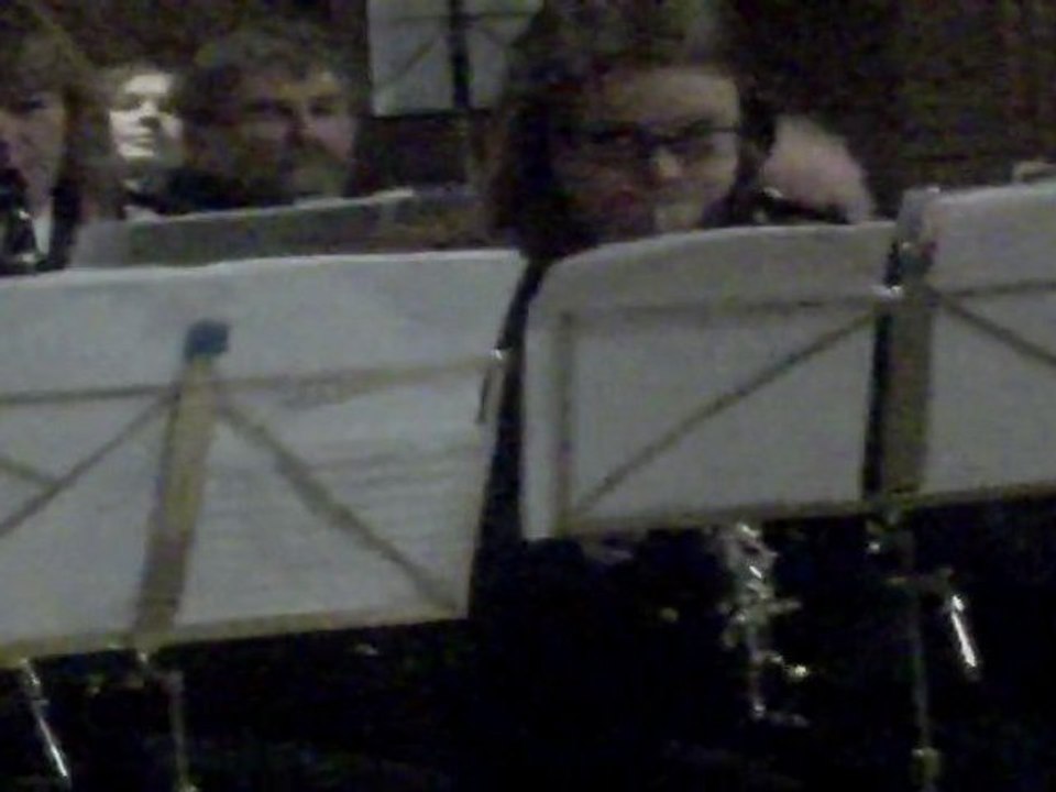 Solo clarinette basse par Laetitia et flûte par Agnés