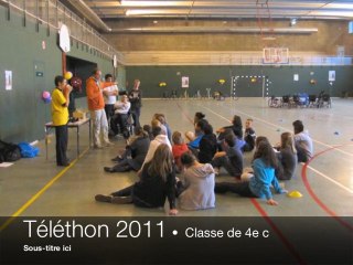 Téléthon 4eC diaporama