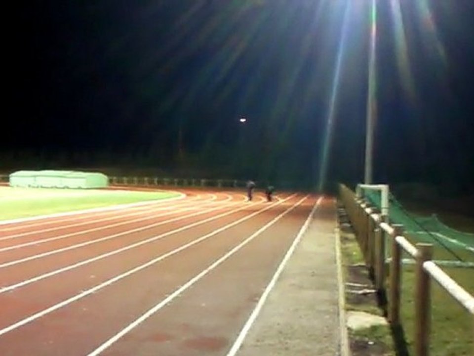 Entrainement 50m Antoine et Mika