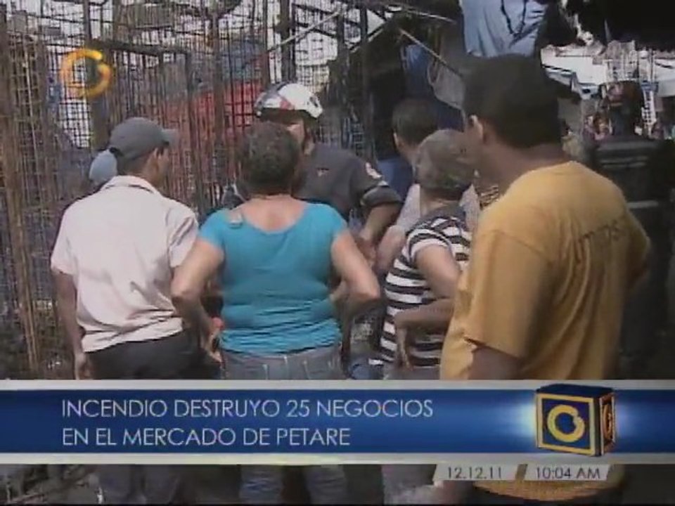 Se incendian 25 negocios en Petare