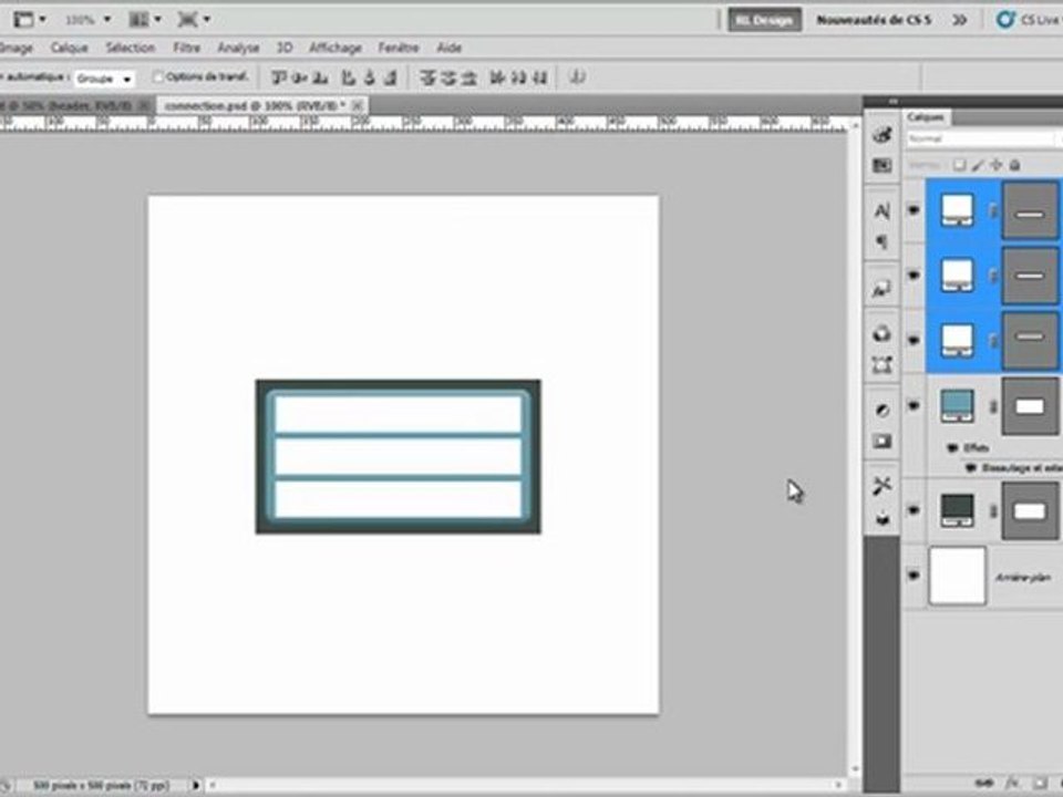 Tuto Webdesign: Créer une zone de connexion (Photoshop cs5)