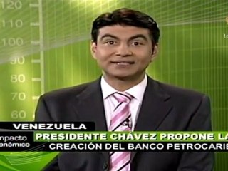 Chávez propone creación del Banco Petrocaribe