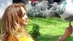 SNTV - J-Lo Stuns In Yellow While Filming New Show