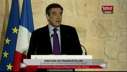 Fillon : Discours à Royaumont sur le thème "Aimer la France"