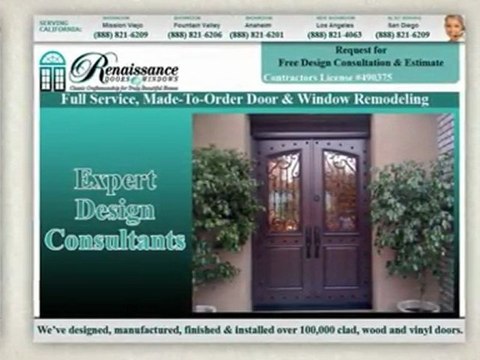 (888) 821-6206 ~ Entry Doors Seal Beach, CA