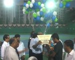 Leander Paes Inaugurates New Tennis Court
