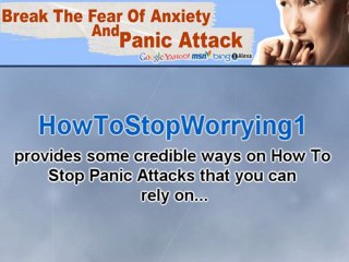 Ways On How To Stop Panic Attacks