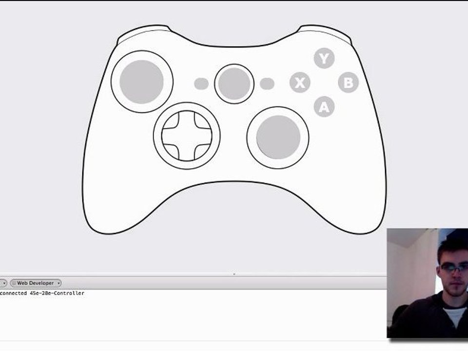 JavaScript GamePad API Demo (xBox 360 Controller) video Dailymotion