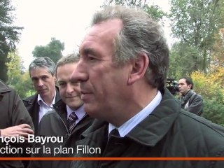 FRANÇOIS BAYROU REACTION AU PLAN FILLON