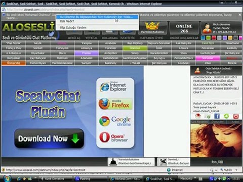 AloSesli.Com - SesliSohbet,SesliChat,Sesli Arkadaslik,GoruntuluChat,KameraliSohbet2