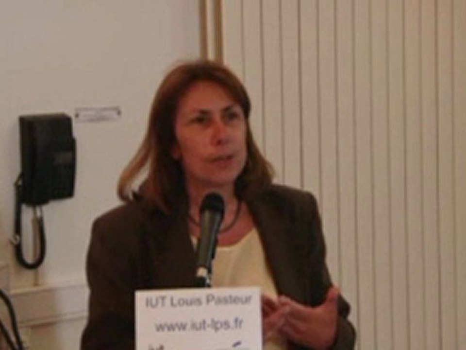 Pascale Bergman - Directrice de l'IUT Louis Pasteur de Schiltigheim - Trophée Fronitus 2010