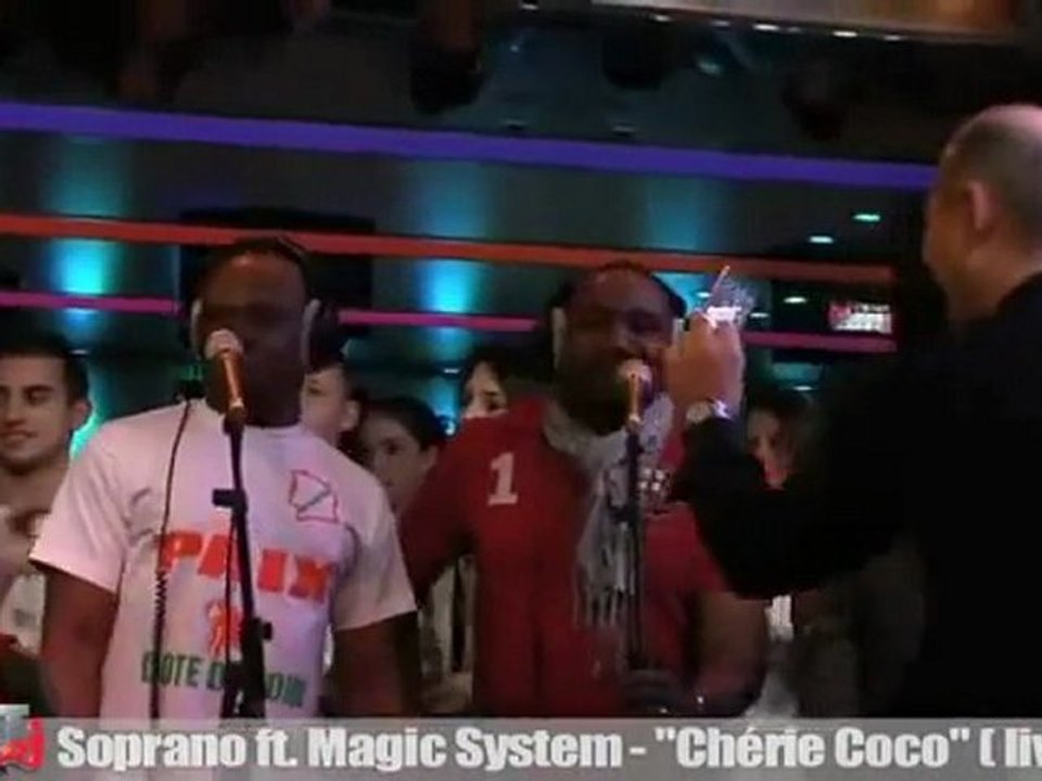 Magic System ft Soprano Chérie Coco live chez cauet sur Nrj