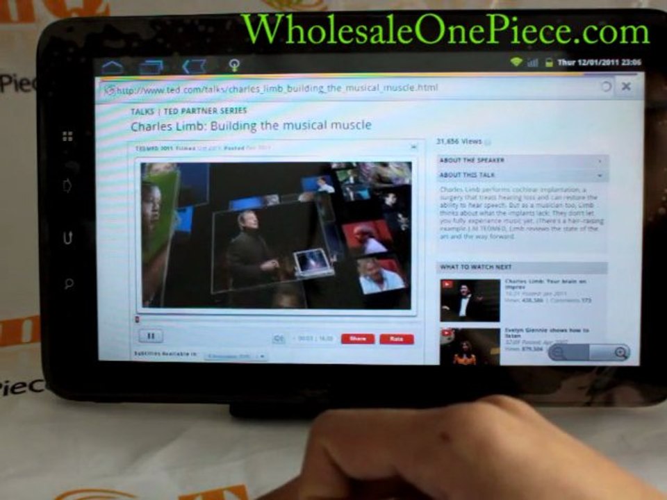 ZePad ZeniThink ZT-280 C91 Cortex A9 Android 2.3 Tablet 10.2 Inch