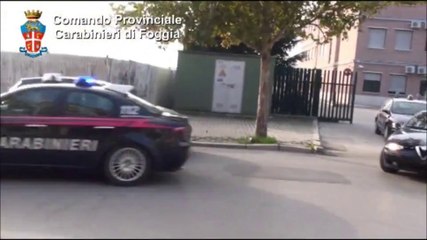 Foggia - Arresti rapinatori