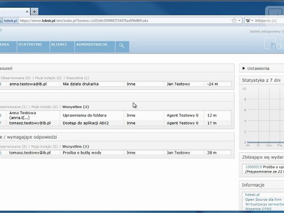 hdesk.pl - Panel agenta