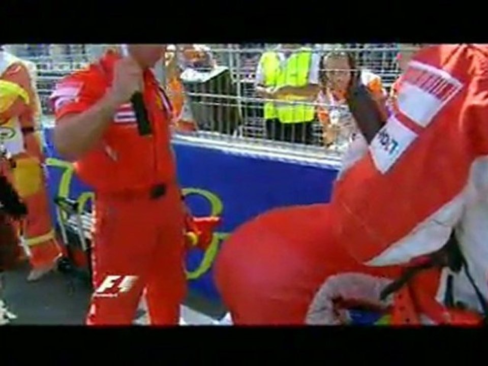 Valencia 2008 Kimi Räikkönen in the grid