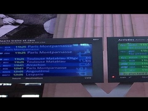 SNCF, les changements d'horaires - France Bleu