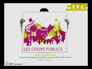 09. Formes et fonctions de l'habitat rural du XVe au XXIe siècle