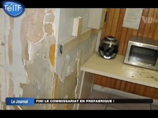 Fini le commissariat en préfabriqué... (Deuil-la-Barre)