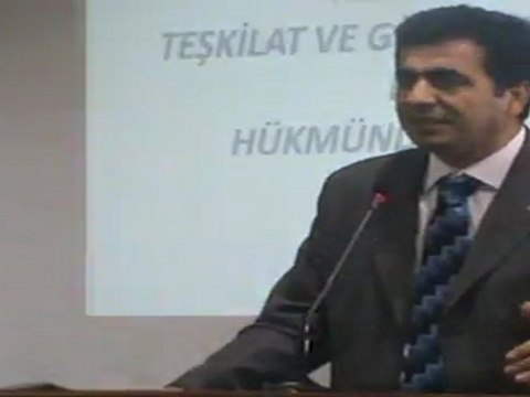 1- (02.12.2011) -Demokratik Değişim Gurubunun Düzenlemiş Olduğu; 660 Sayılı Kanun Hükmünde Kararname ve Bağımsız Denetim Konulu Panel