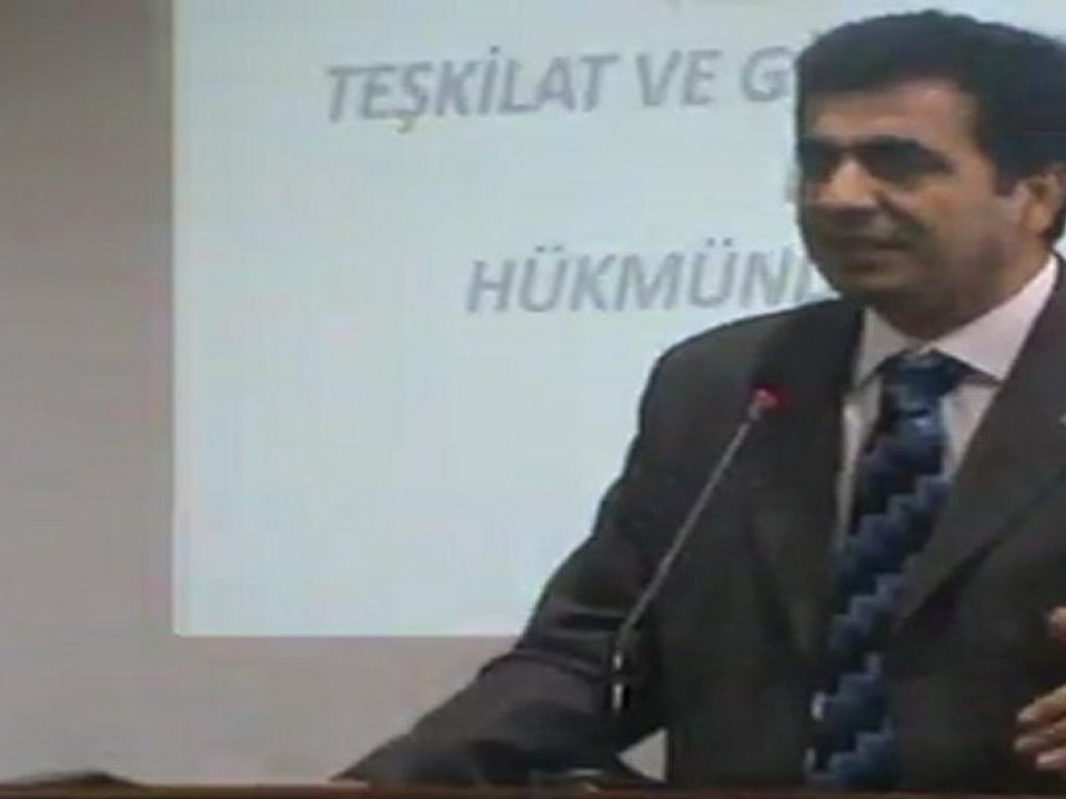 1- (02.12.2011) -Demokratik Değişim Gurubunun Düzenlemiş Olduğu; 660 Sayılı Kanun Hükmünde Kararname ve Bağımsız Denetim Konulu Panel