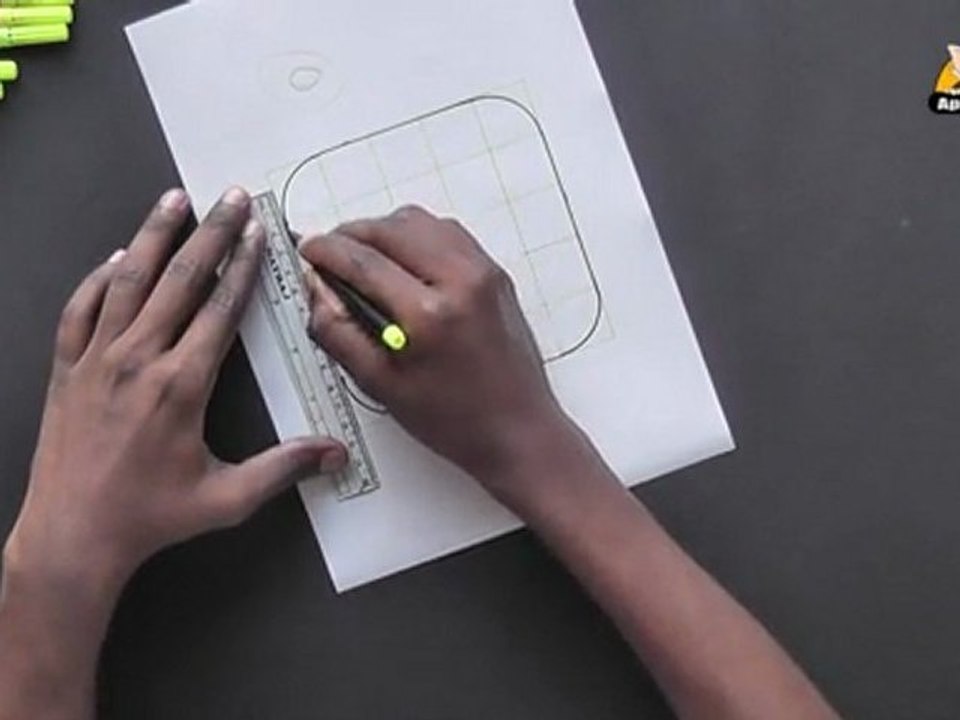 Write Block Style Alphabet 'O'  - Arts & Crafts