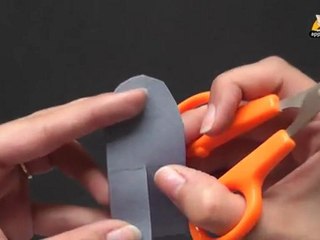 Easy to make Kirigami 2 x 2 Heart Pocket