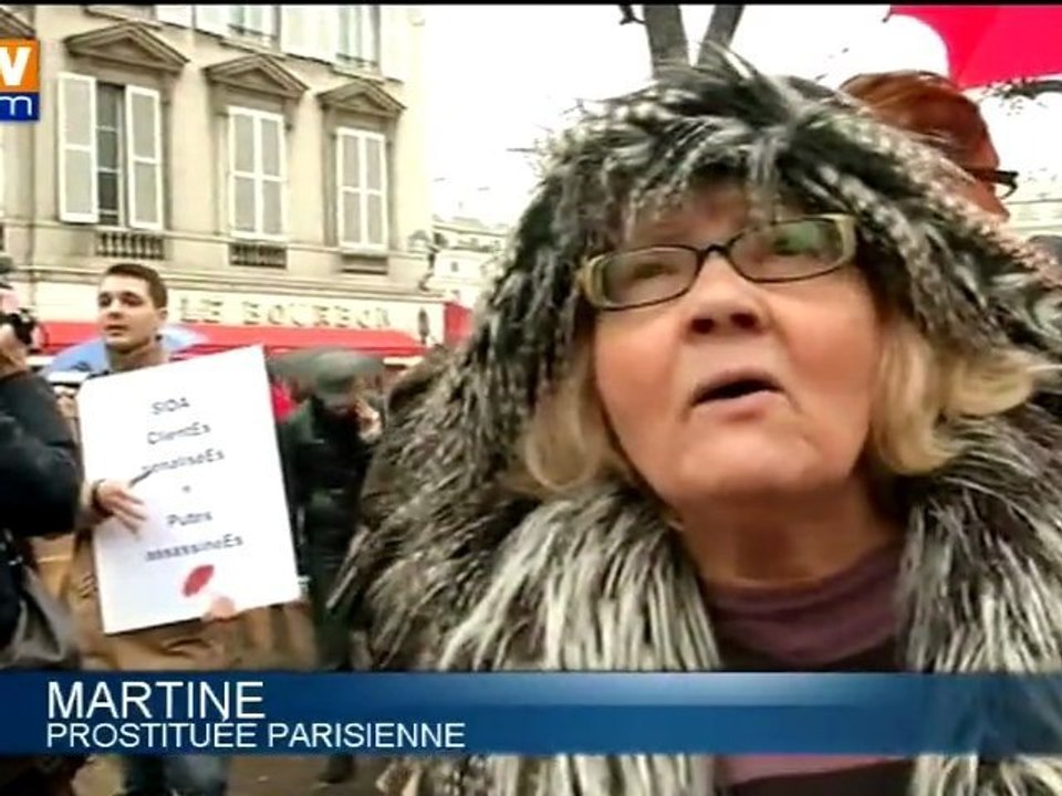 Prostitution : manifestation contre la pénalisation des clients