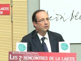 Intervention de François Hollande aux 2ème rencontres de la laicité