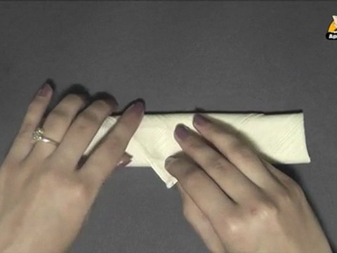 Learn to Fold Silverware in Napkins