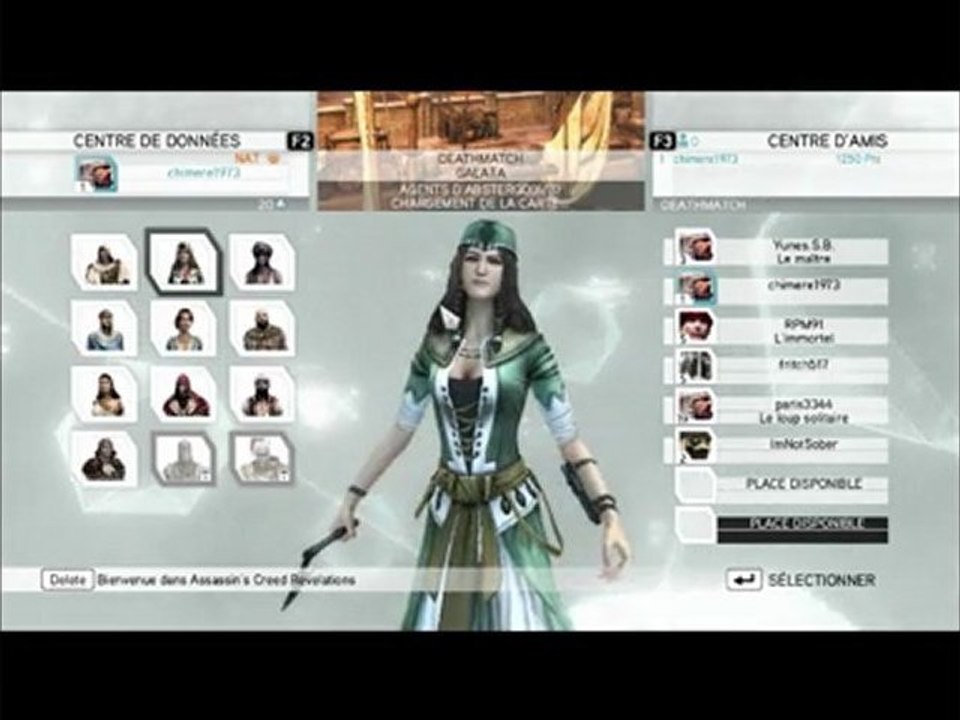 Assassin Creed Revelation mode multijoueur sur PC cinematique intro +gamplay 2/3