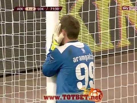 АЕК Афины - Локомотив М (1-3) 02.11.2011