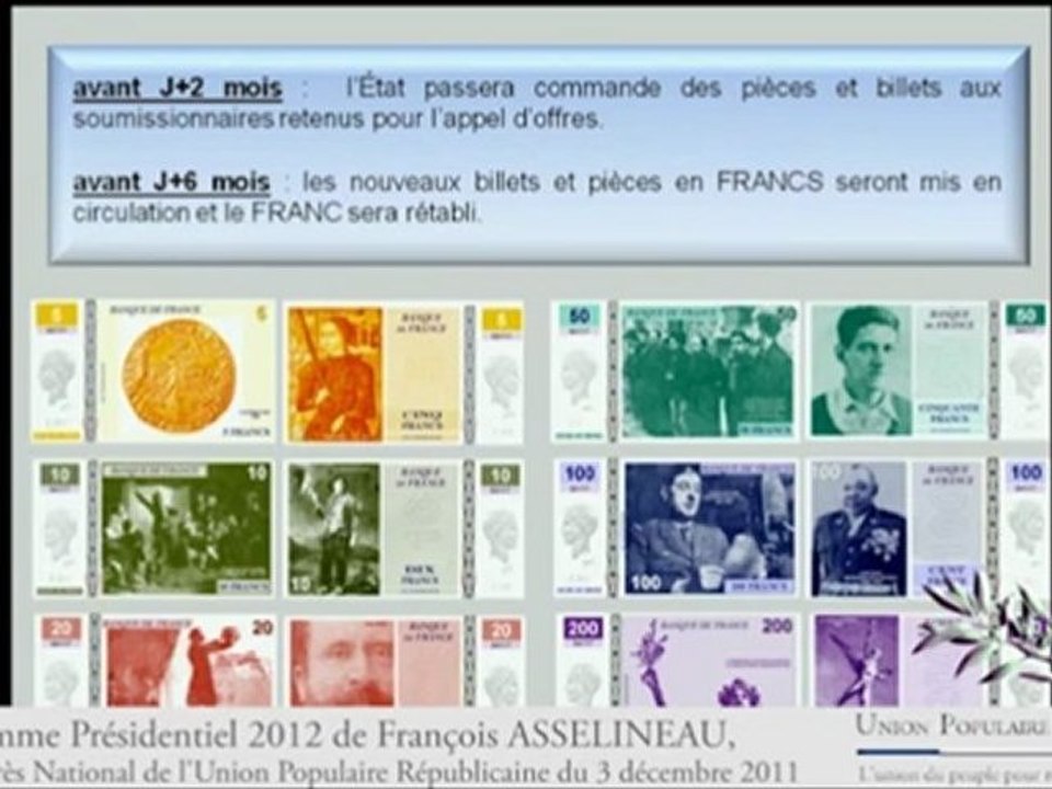 Programme Présidentiel De M. François ASSELINEAU - UPR partie 3 de 10