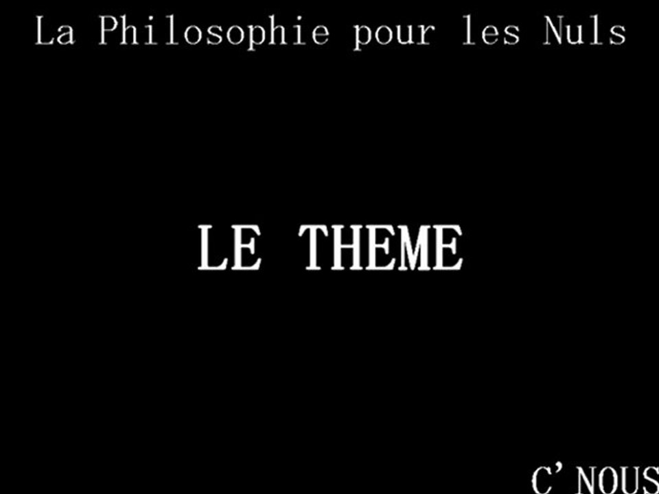 HUMOUR/DELIRE La Philosophie pour les Nuls [La Sagesse]