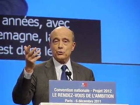 UMP - Convention ambition - Extrait du discours d'Alain Juppé
