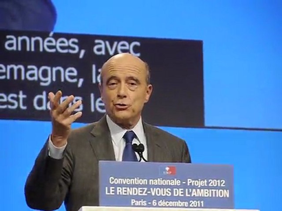 UMP - Convention ambition - Extrait du discours d'Alain Juppé
