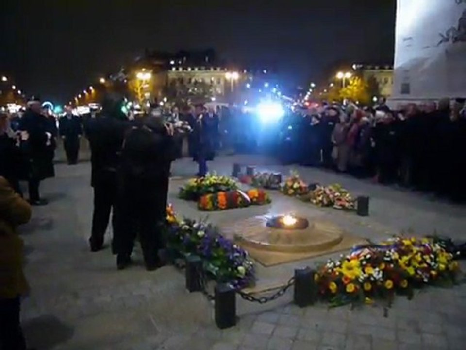 Les harkis d'Ile de France à la cérémonie du 5 décembre 2011 à Paris