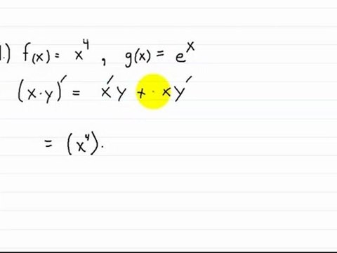 Calculus Derivatives Product Rule Introduction